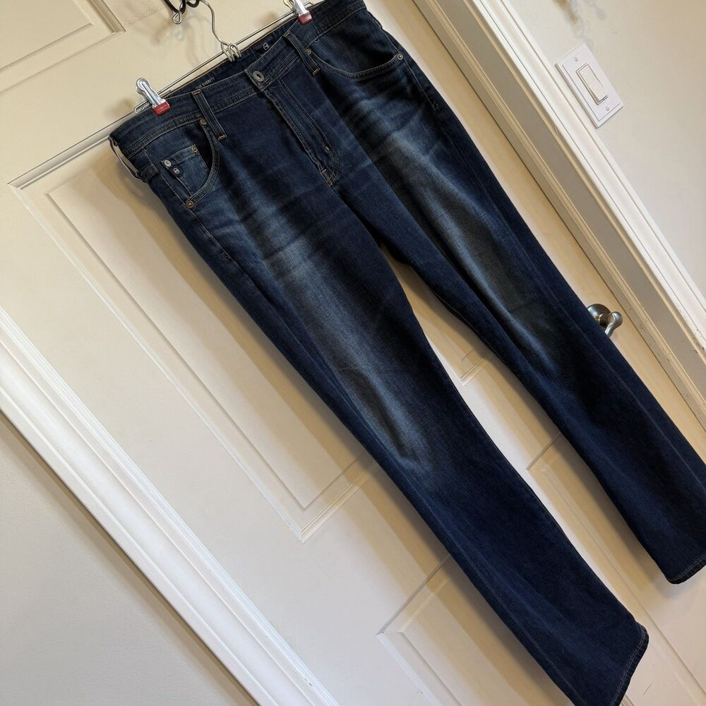 AG Adriano Goldschmied The Everett Men’s Jeans 36 x 33 Dark Indigo Denim $225